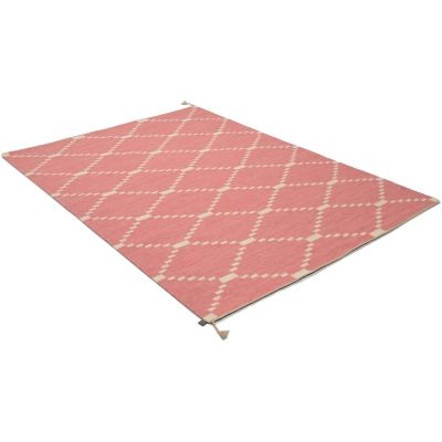 Östanå rosa - handvävd ullmatta