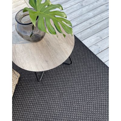 Pampero charcoal - flatvävd matta