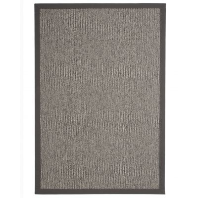 Rustik taupe/grå - flatvävd matta