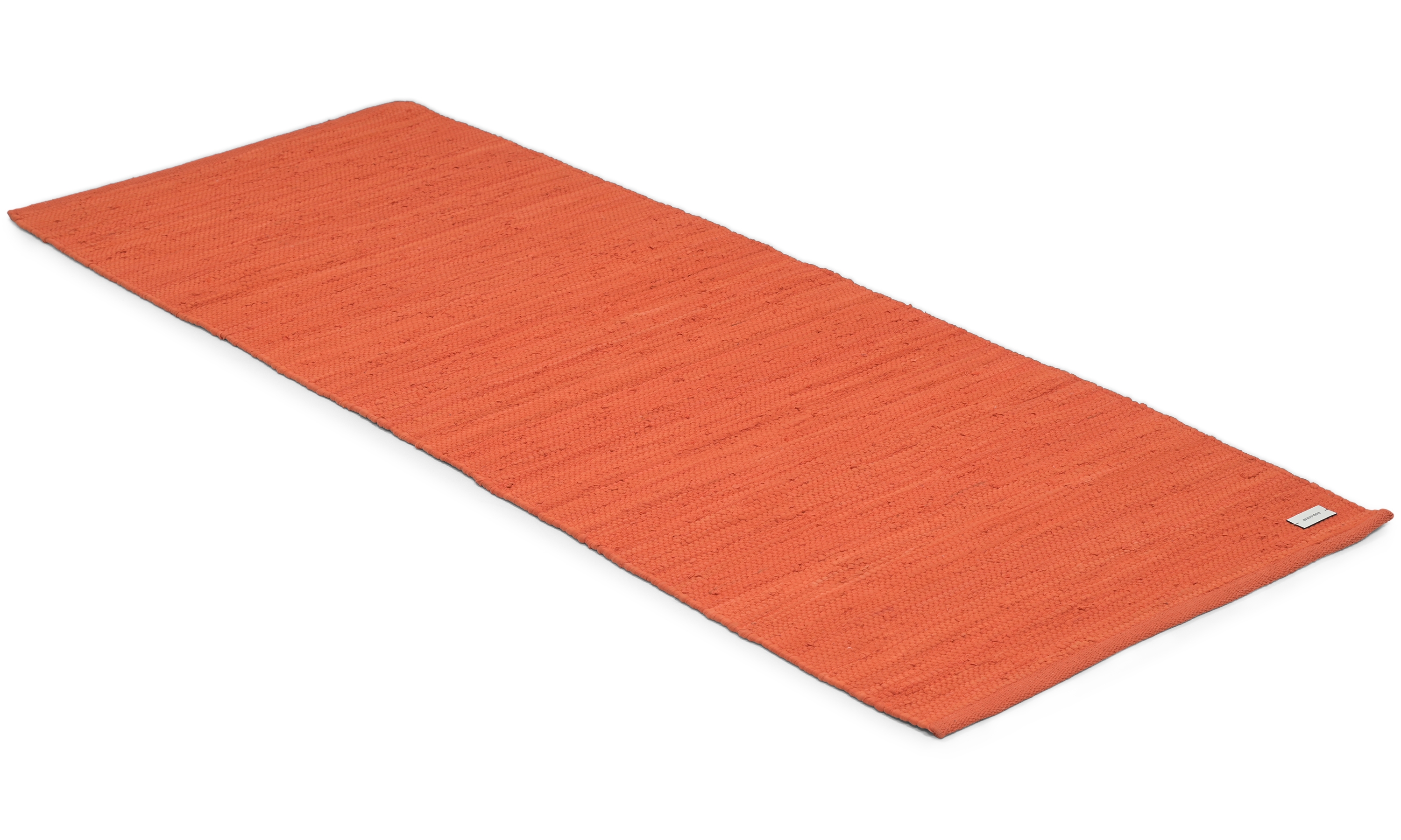 Cotton rug solar orange - trasmatta